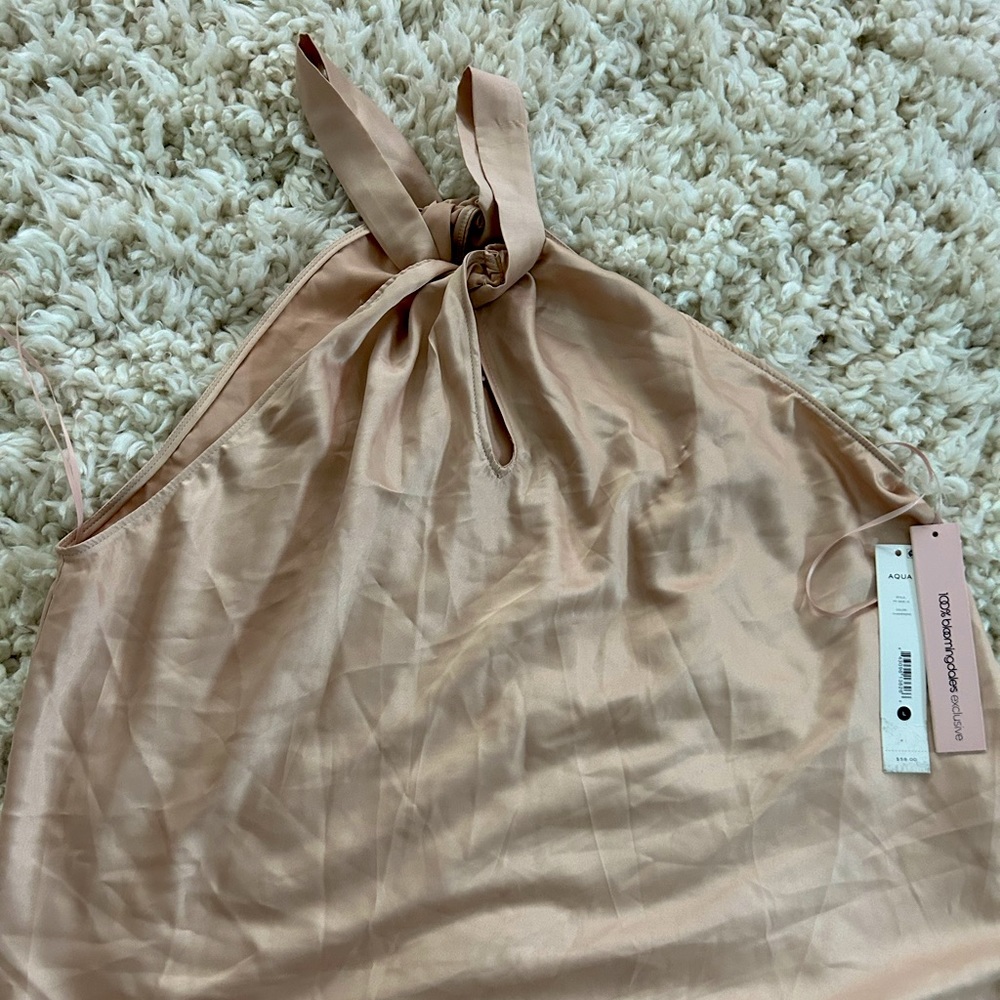NWT AQUA HALTER TOP🌿
